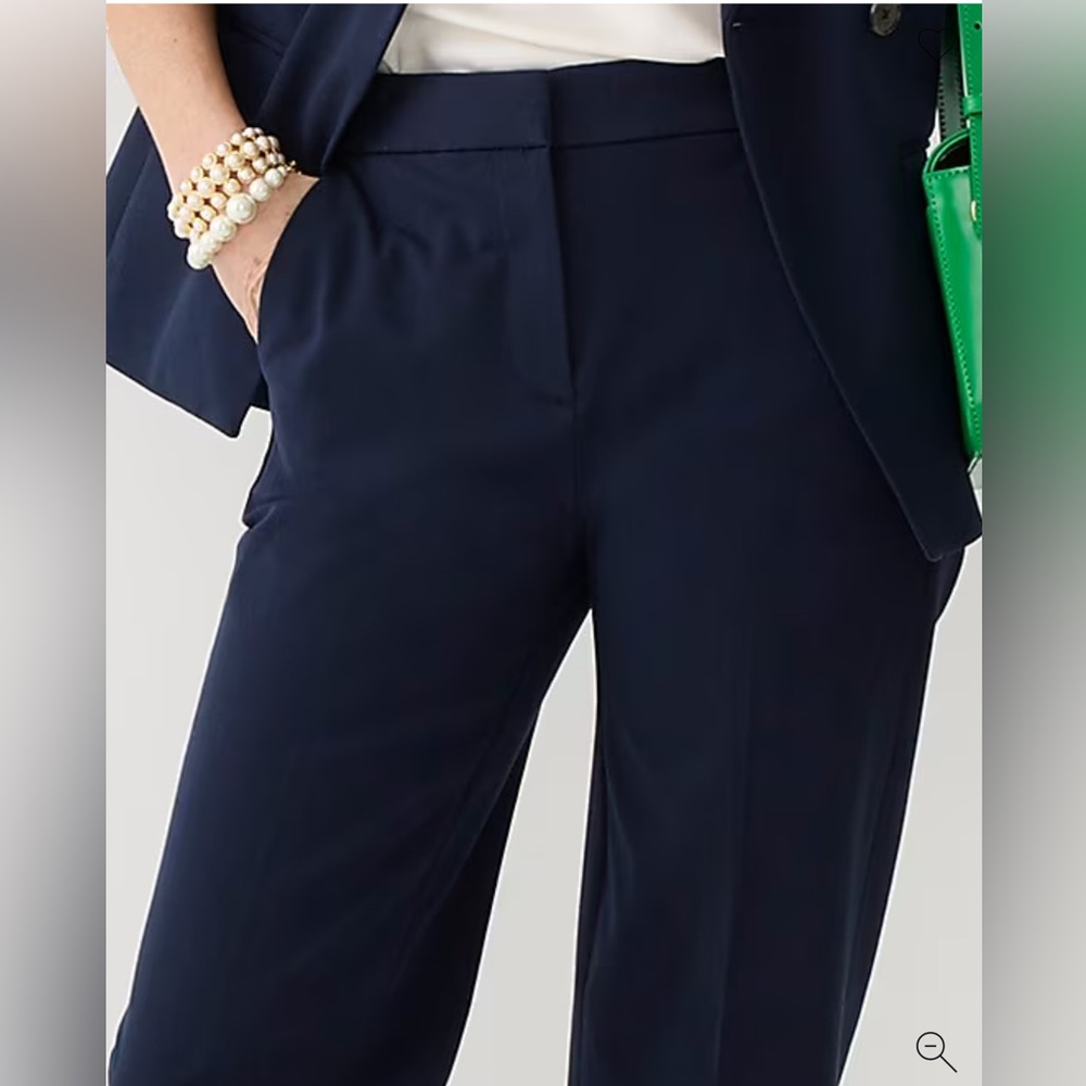 Kate straight-leg pant in bi-stretch cotton blend